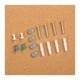 Офисная доска Buromax пробковая 100x150 см, алюминиевая рамка (BM.0051) - изображение 5
