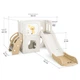 Игровая площадка Mealux Tower (KD-B013 White/Brown) - изображение 2