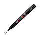 Маркер UNI Posca PC- 1MR 0.7 мм Черный (PC-1M BLACK(N)) - изображение 1