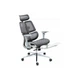 Офісне крісло GT Racer B-2450 White/Gray - зображення 2