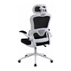 Офісне крісло GT Racer B-5880 White/Black - зображення 5