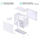 Корпус для ПК JONSBO D32 STD MESH White - зображення 5
