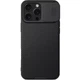 Чохол Nillkin CamShield Pro для iPhone 16 Pro Max карбоновий, зі шторкою камери Айфон 16 про макс Black - зображення 1