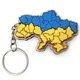 Деревянный брелок "Единая Украина" 6х4 см Односторонний - изображение 1
