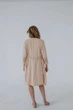 Халат для беременных и кормящих мам Soft&Lace для будущих мам 2XL Мамин Дом бежевый - изображение 3
