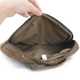 Сумка для планшета Rothco Vintage Canvas I-Pad Netbook Pouch 5794 коричневая — текстильный чехол для iPad - изображение 2