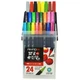Фломастери Aihao в футлярі 24 кольорів двухсторонні CP600-24 - зображення 3