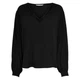 Жіноча блузка Only Jasmine з вирізом горловини чорна S 15238533 BLACK (S) - зображення 1