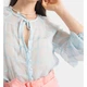 Жіноча прозора блузка з вишивкою Guess Rory S W2GH65WEIU0 A70J (S) - изображение 5