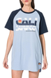 Жіноча футболка Superdry Cali Surf Футболка бавовняне синє плаття S W8010812A 5AX (S) - зображення 1