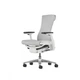 Офісне крісло Herman Miller Ембоді база - біла, тканина - сірого кольору, мінерал - 3SY09 - зображення 4