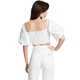 Біла жіноча блузка Guess Puff з пишними рукавами S W3GH72WE2Q0 G011 (S) - изображение 2