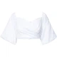Біла жіноча блузка Guess Puff з пишними рукавами S W3GH72WE2Q0 G011 (S) - изображение 5