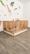 Детская деревянная кровать-манеж от Busy Wood «Оазис» с высокими бортиками, 190×90 см, Натуральное дерево+Белый - изображение 5