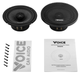 Коаксіальна акустика динаміки в машину Voice D62X добротний бас 48-24000 дб - зображення 6