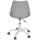 Fotel biurowy Springos Obrotowy z regulacją wysokości Szary HF0022 (5907719475578) - obraz 4