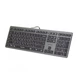 Клавіатура A4-Tech Fstyler FX60 USB (Grey) White backlit - зображення 2