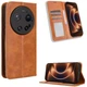 Чехол-книжка Deexe Retro Style для Xiaomi 17 Ultra - Brown - изображение 2