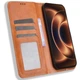 Чехол-книжка Deexe Retro Style для Xiaomi 17 Ultra - Brown - изображение 6