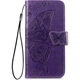 Чехол-книжка с рисунком UniCase Butterfly Pattern для Xiaomi Redmi Note 15 (4G/5G) / Poco M8 5G - Dark Purple - изображение 5