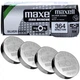 Батарейки Maxell SR621SW (364) 1.55V Silver Oxide, набір 4 ШТУКИ, срібно-оксидні для годинників - зображення 1