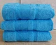 Набір турецьких бамбукових махрових рушників Zeron 3 штуки 50х90 Bamboo Turquoise - зображення 1