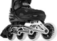 Роликовые коньки Blackwheels Flex Pro 34-37 черный цвет - изображение 6
