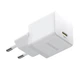 Мережевий зарядний пристрій з кабелем Baseus Palm Fast Charger 1C 20W EU Moon білий set USB-C to iP 20W 1m - изображение 3