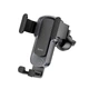 Автотримач для телефона HOCO CA103 vertical and horizontal air outlet gravity car holder Black Metal Gray - изображение 1