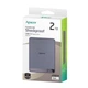 Портативний SSD Apacer AS724 2TB USB 3.2 Gen.2 Type-C Read/Write 500MB/s Mauve - изображение 2