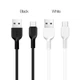 Кабель HOCO X20 USB to Type-C 3A, 1m, PVC, TPE connectors, White - зображення 4