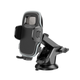 Автотримач для телефона HOCO H15 Fair push-type car holder(center console) Black - зображення 1