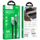 Кабель HOCO U119 USB to Type-C 5A, 1.2m, nylon, aluminum connectors, Black - зображення 2