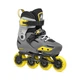 Раздвижные ролики Rollerblade Apex Charcoal Yellow 37-40 - изображение 1