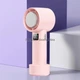 Портативний акумуляторний 2 в 1 турбо міні вентилятор з дисплеєм BPS Turbo Handheld Fan T60 регулювання швидкості від 1 до 100% Ручний/настільний Знімна база - изображение 4