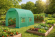 Садовая теплица 4 м² 2×2×2 м с окнами пленка армированная UV-4 140 г/м² оцинкованный каркас Ø19 мм зеленая - изображение 10