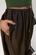 Однотонні штани-аладіни - коричневий цвет, ONE SIZE - изображение 4