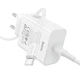 Адаптер сетевой HOCO C to C cable Source single port PD charger set C162A |1Type-C, 40W/3A, PD/QC| - изображение 8