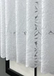 Короткий тюль жаккард, высотой 1,2м. Цвет белый. Код 2005т - изображение 7