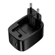 Адаптер сетевой HOCO folding charger CS101A |1USB/1Type-C, 20W/3A, PD/QC| - изображение 7