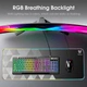 Клавиатура Onikuma wired gaming RGB keyboard 104 Keys G32 |ENG Layouts| Black - изображение 6