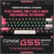 Клавиатура Onikuma USB with RGB Mechanical gaming keyboard 61 keys G55 |ENG Layouts| Black - изображение 7