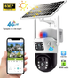 Вулична 4G IP-камера CAMERA SD 35-4G з сонячною панеллю, PTZ, Full HD 8 Мп, нічне бачення, детектор руху та двосторонній аудіозв’язок - изображение 1