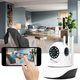 Відеоняня, Внутрішня Wi-Fi камера спостереження з поворотом 355°, HD 1080p, нічне бачення, датчик руху, двосторонній аудіозв'язок, сирена, слот microSD до 64 ГБ - зображення 4