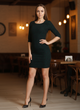 Платье Exclusive XS Зеленый (BA-12-3806_Green-Black) - изображение 2