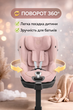 Автокресло детское автолюльки для новорожденных Cybex Platinum Sirona Ti с базой ISOFIX в машину для младенцев от 0 до 4-х лет Peach Pink - изображение 2
