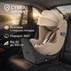 Автокресло детское автолюльки для новорожденных Cybex Platinum Sirona Ti с базой ISOFIX в машину для младенцев от 0 до 4-х лет Cozy Beige - изображение 2