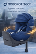 Автокресло детское автолюльки для новорожденных Cybex Platinum Sirona Ti с базой ISOFIX в машину для младенцев от 0 до 4-х лет Nautical Blue - изображение 2
