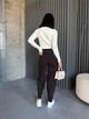 Брюки женские Baggy вельветовые Nobilitas 42/44 коричневые - изображение 3