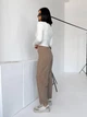 Брюки женские Baggy вельветовые Nobilitas 42/44 бежевые - изображение 3